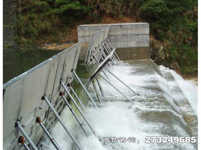 嘉鱼县水利建设液压钢坝